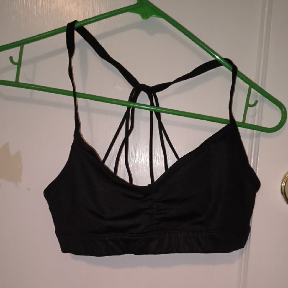 ALO Yoga | Black Strappy Back Bra